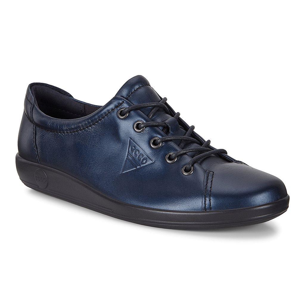 Ecco Soft 2.0 Womens Sneakers Blue Sale - India DCB-097832